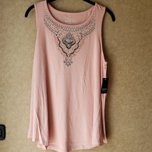 Torrid size 0 pink sequin tank